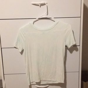 Light Blue and White Tie Dye Shirt